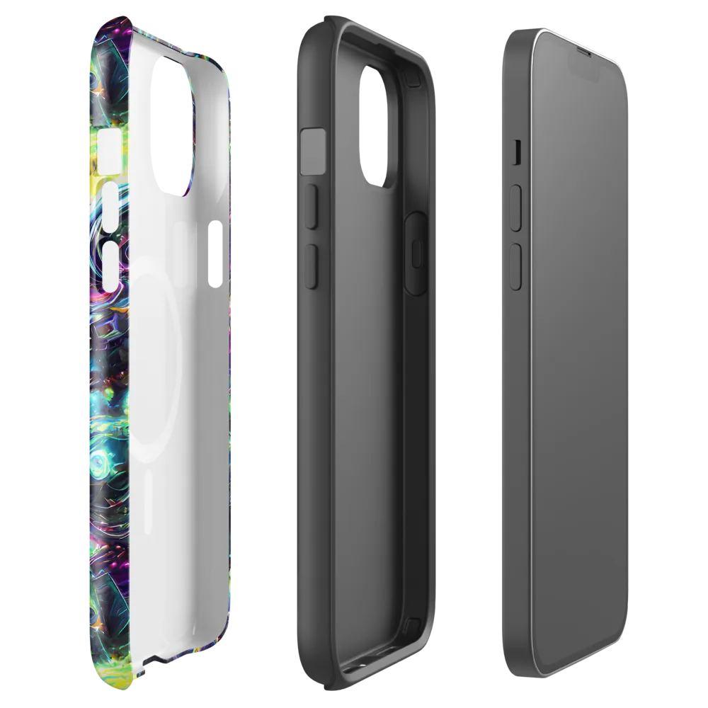 Iridescent Gravity on MagSafe Tough Case for iPhone® — Front