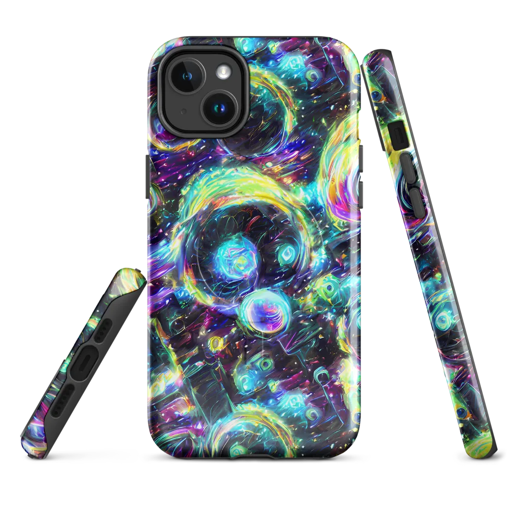Iridescent Gravity on MagSafe Tough Case for iPhone® — Front