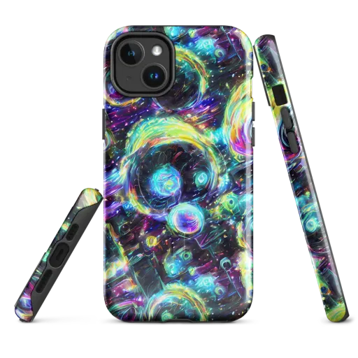 Iridescent Gravity on a MagSafe Tough Case for iPhone®