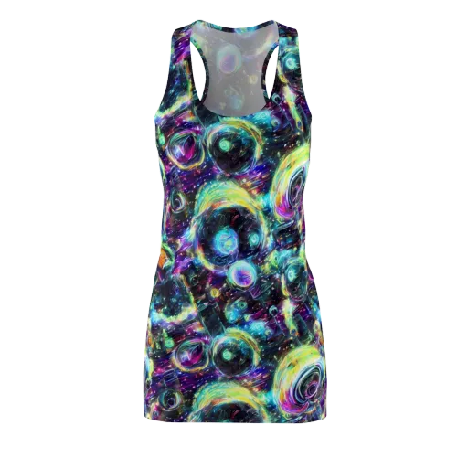 Iridescent Gravity on a Racerback Dress