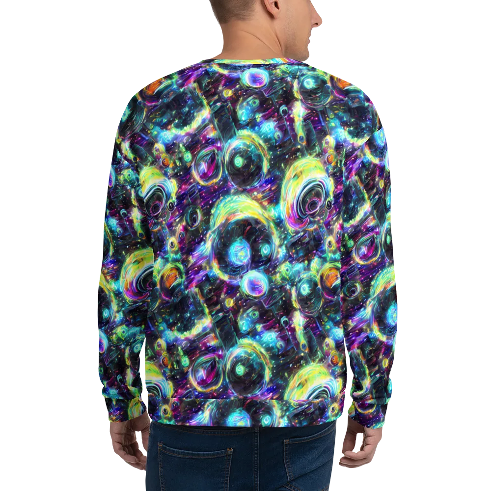 Iridescent Gravity on Sweatshirt — Back