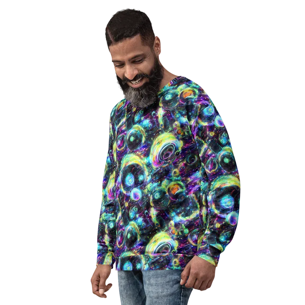Iridescent Gravity on Sweatshirt — Left Front