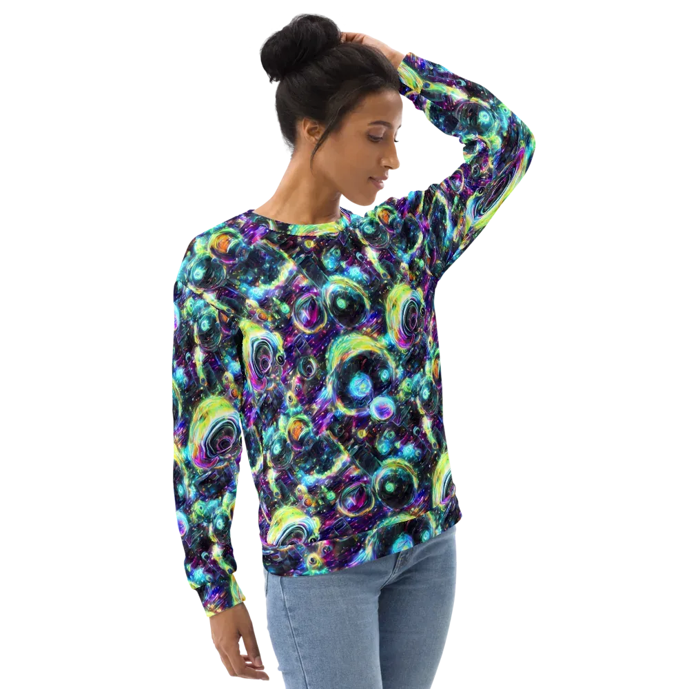 Iridescent Gravity on Sweatshirt — Right Front
