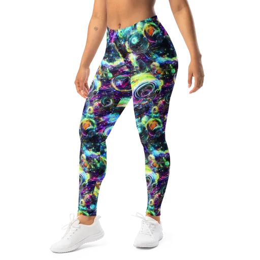 Iridescent Gravity on a Leggings