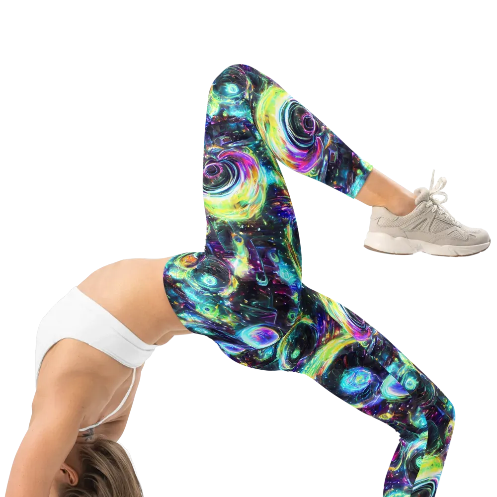 Iridescent Gravity on Leggings — Right