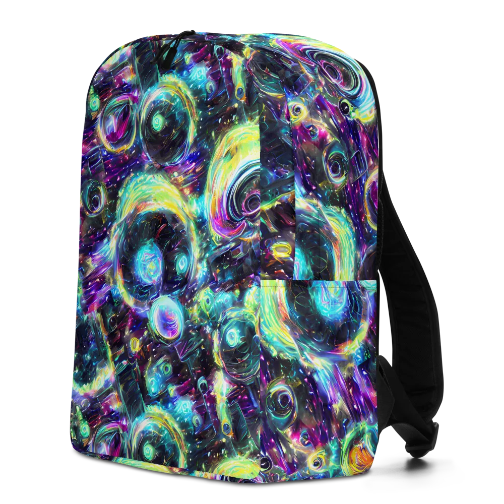 Iridescent Gravity on Minimalist Backpack — Left