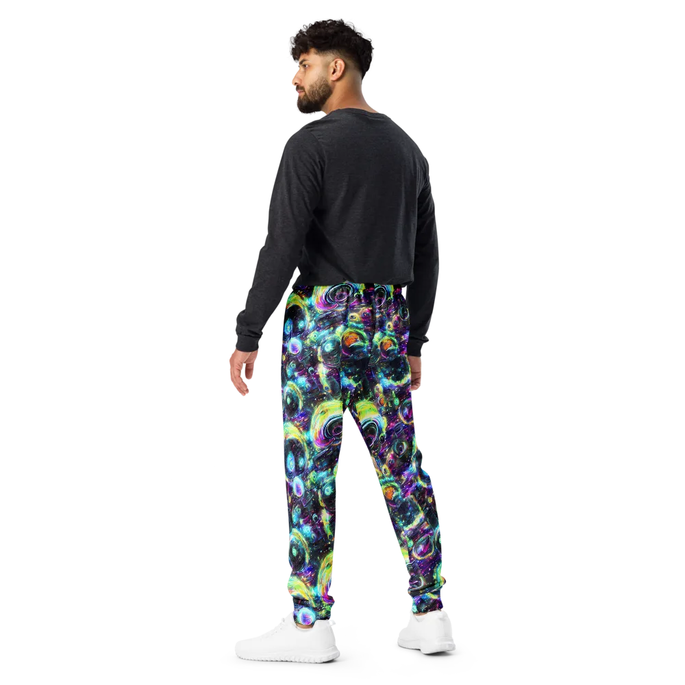 Iridescent Gravity on Men's Joggers — Back