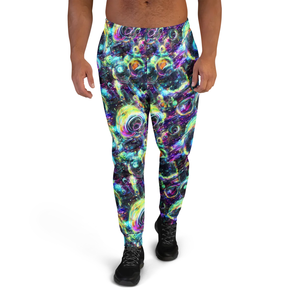 Iridescent Gravity on Men's Joggers — Front