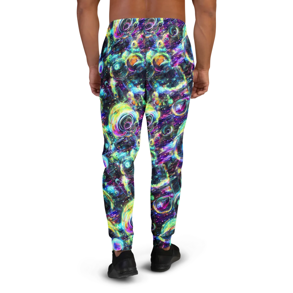 Iridescent Gravity on Men's Joggers — Back