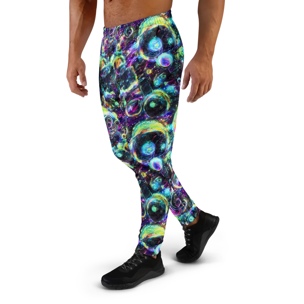 Iridescent Gravity on Men's Joggers — Left