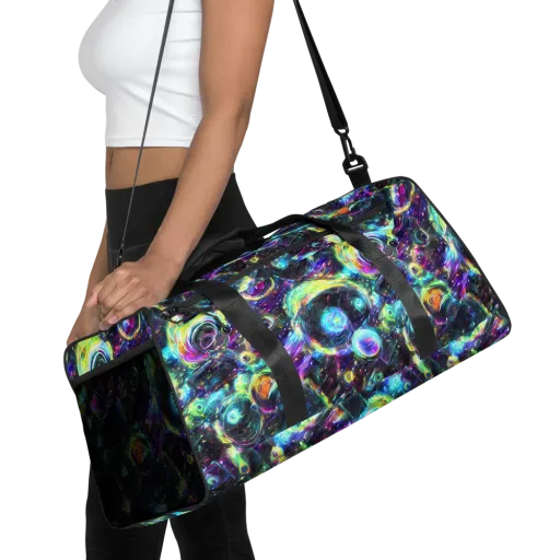 Iridescent Gravity on a Duffle Bag