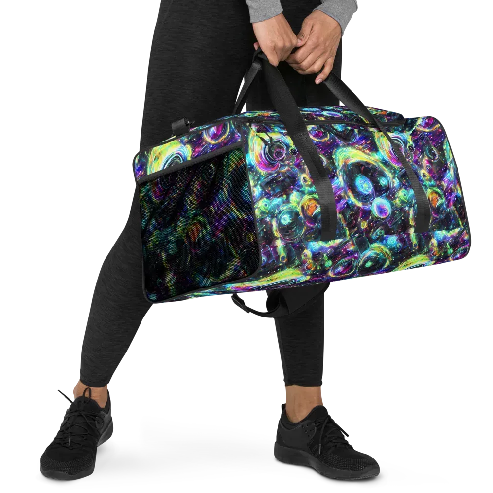Iridescent Gravity on Duffle Bag — Right Front