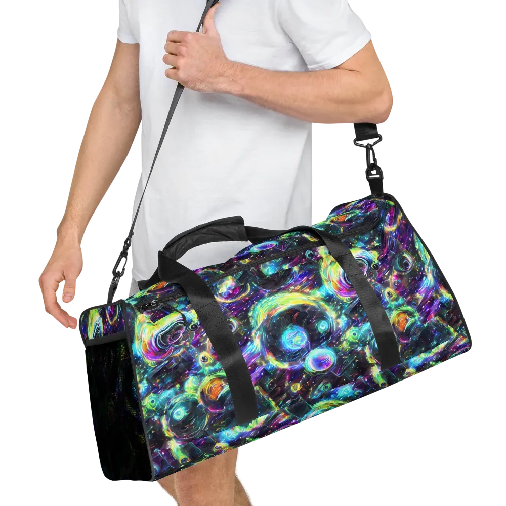 Iridescent Gravity on Duffle Bag — Right Front