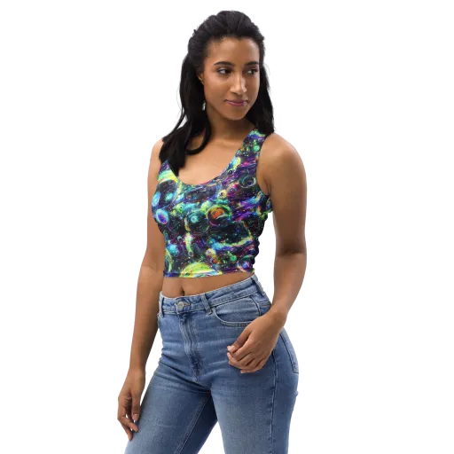 Iridescent Gravity on a Crop Top