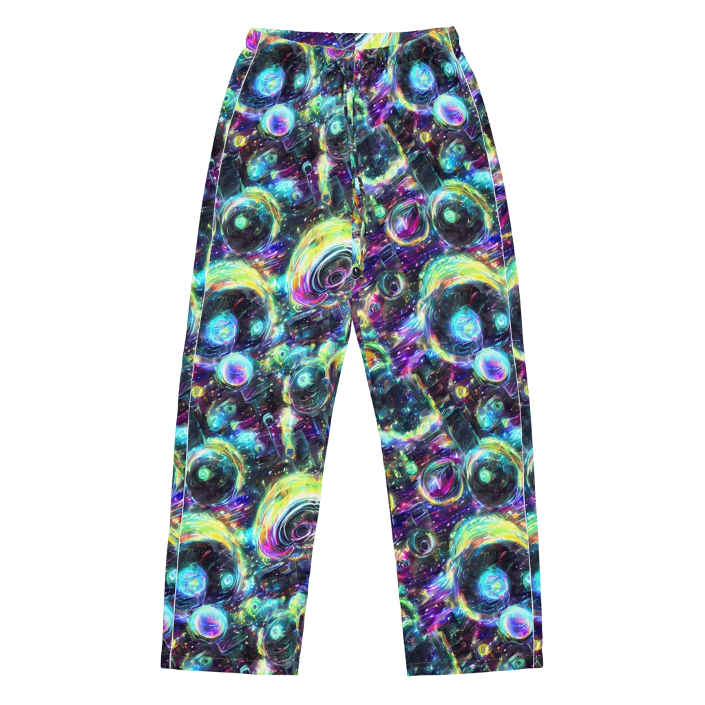 Iridescent Gravity on Women's Pajama Pants — Front