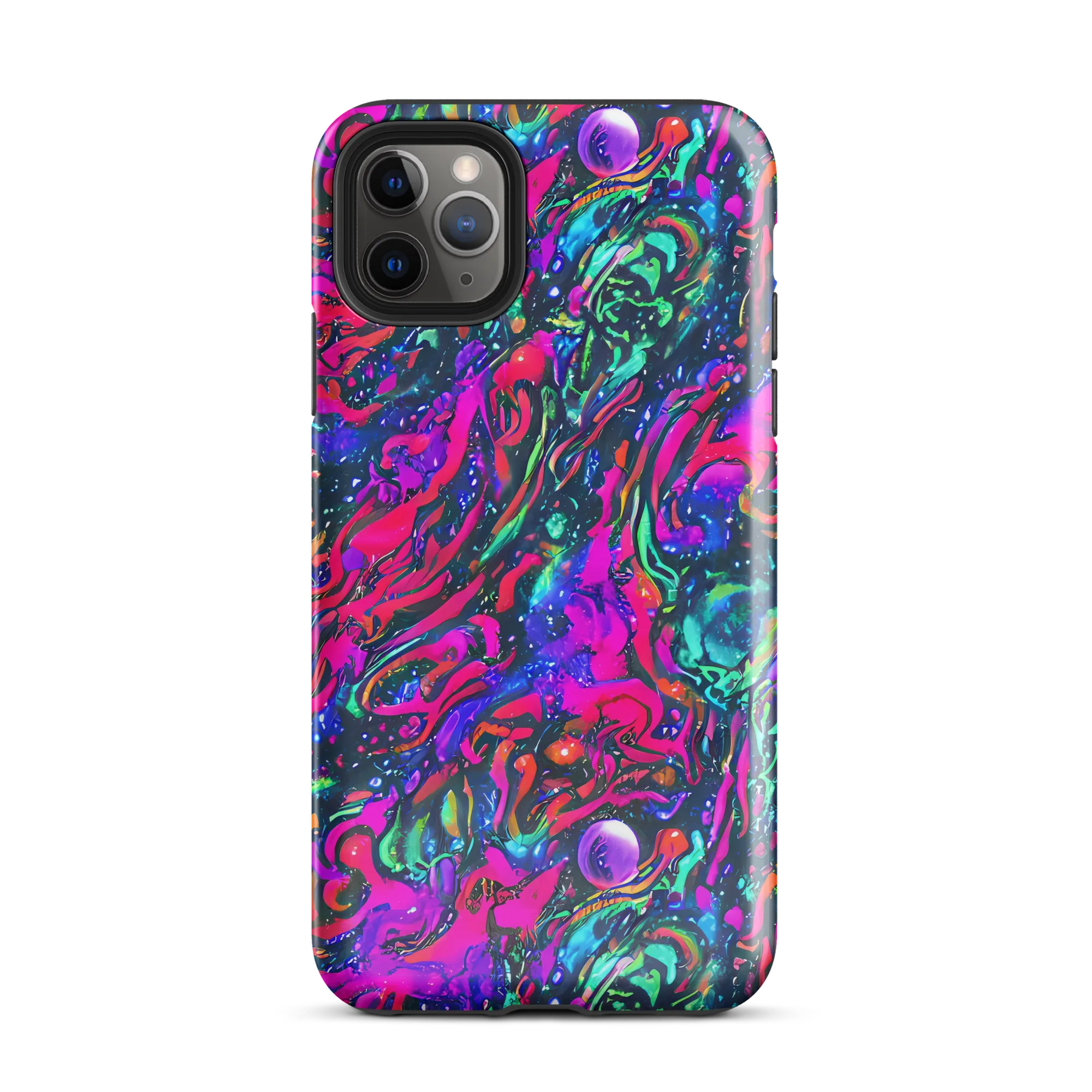 Cosmic Colorstorm on Tough Case for iPhone® — Front