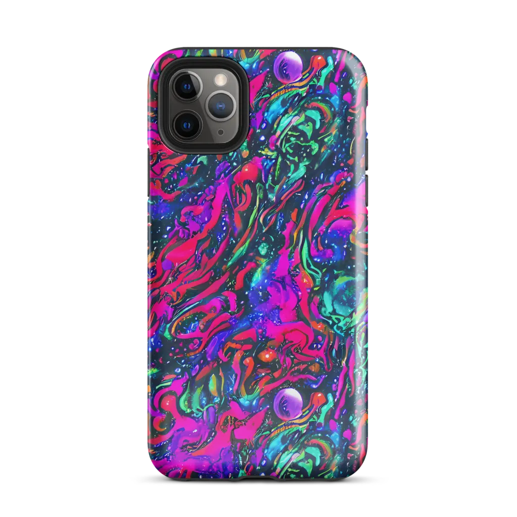 Cosmic Colorstorm on Tough Case for iPhone® — Front