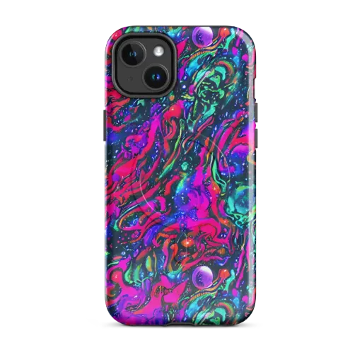 Cosmic Colorstorm on a MagSafe Tough Case for iPhone®