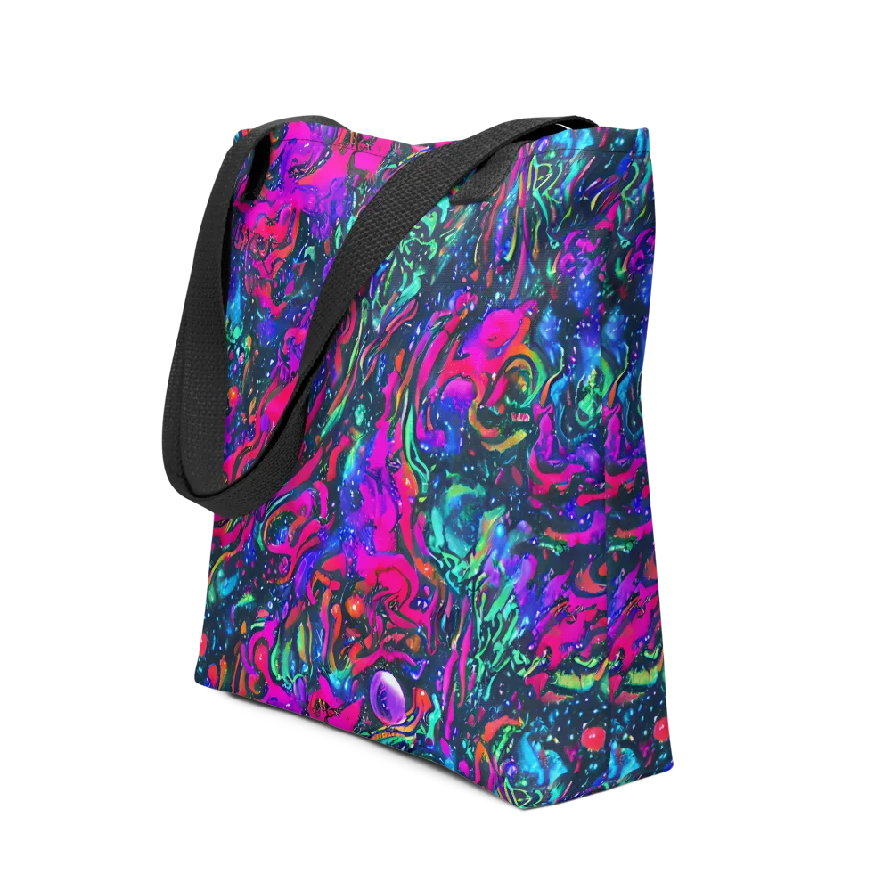 Cosmic Colorstorm on Tote Bag — Front
