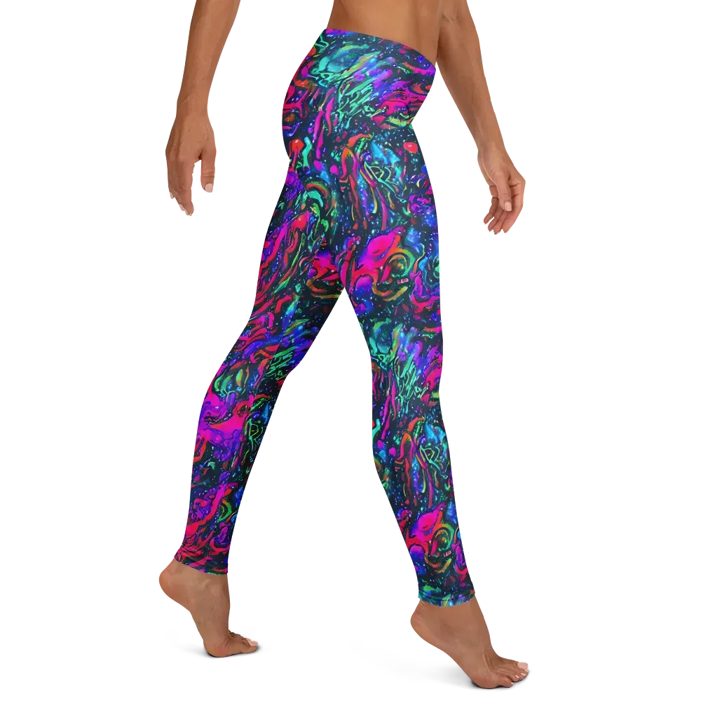 Cosmic Colorstorm on Leggings — Right