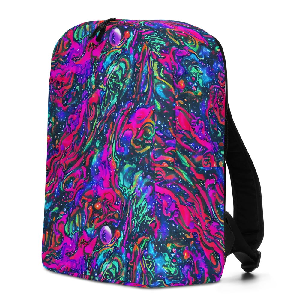 Cosmic Colorstorm on Minimalist Backpack — Left