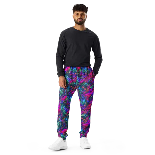 Cosmic Colorstorm on a Men's Joggers