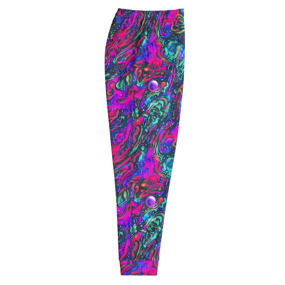 Cosmic Colorstorm on Men's Joggers — Right