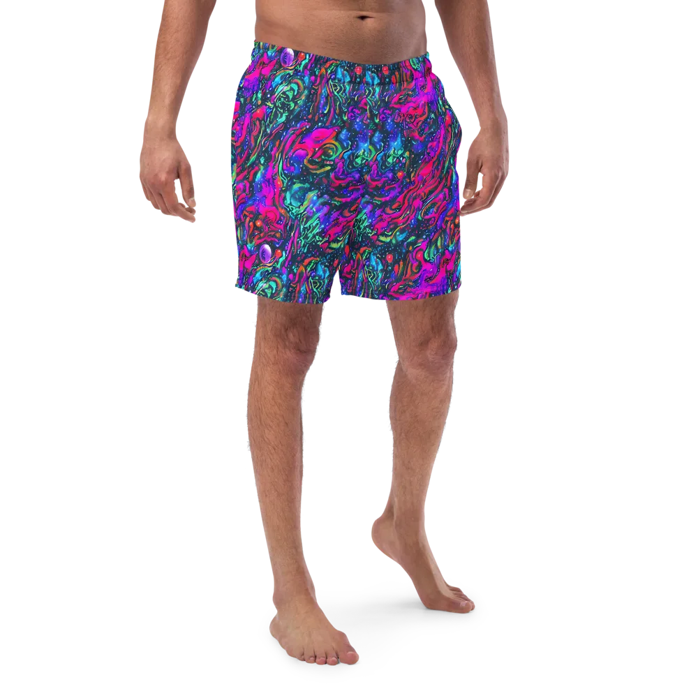 Cosmic Colorstorm on Swim Trunks — Front