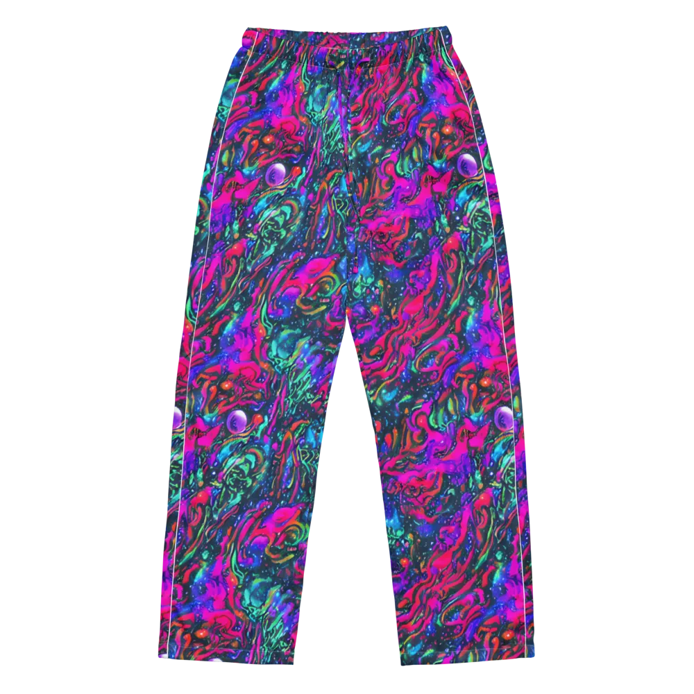 Cosmic Colorstorm on Women's Pajama Pants — Front