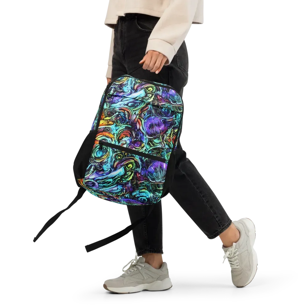Iridescent Chaos on Utility Backpack — Front