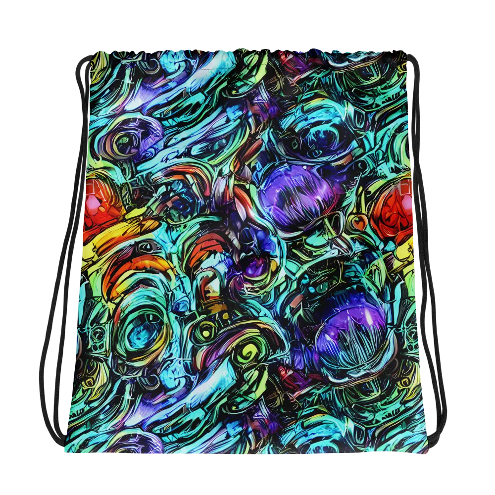 Iridescent Chaos on Drawstring Bag — Photo
