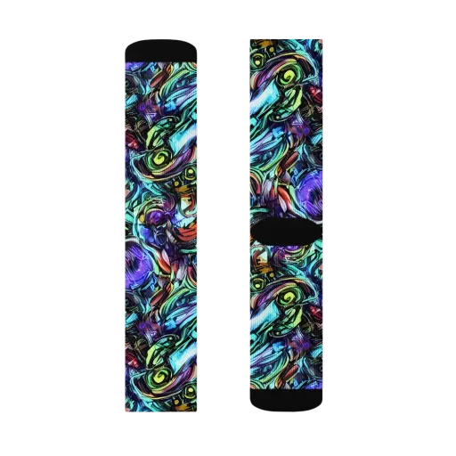 Iridescent Chaos on a Socks