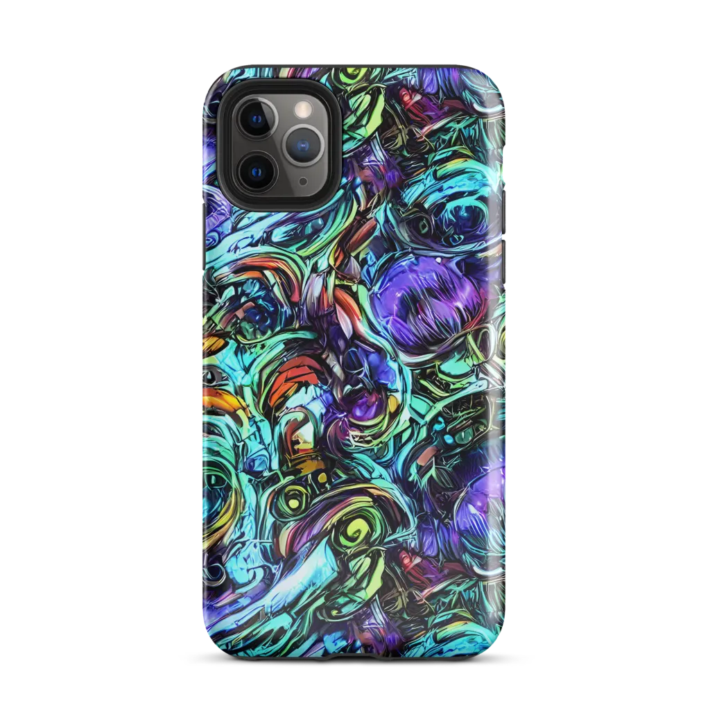 Iridescent Chaos on Tough Case for iPhone® — Front
