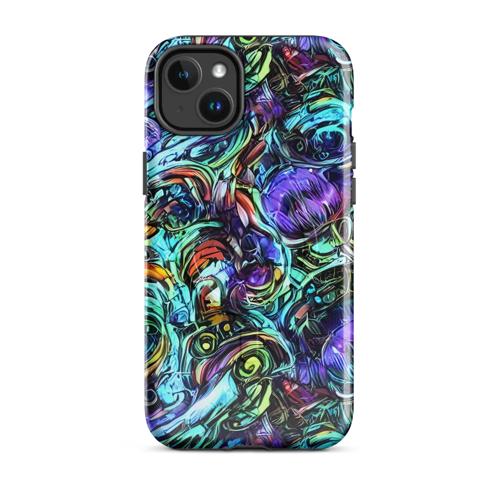 Iridescent Chaos on MagSafe Tough Case for iPhone® — Front