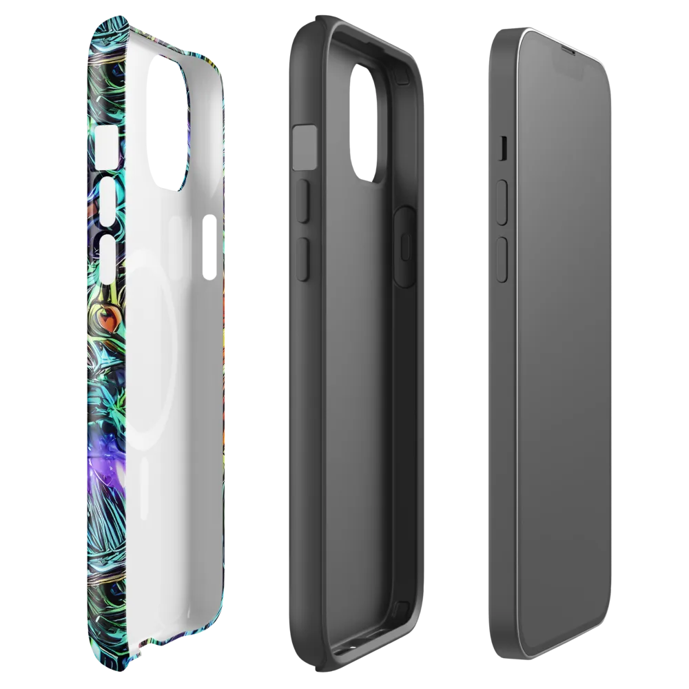 Iridescent Chaos on MagSafe Tough Case for iPhone® — Front