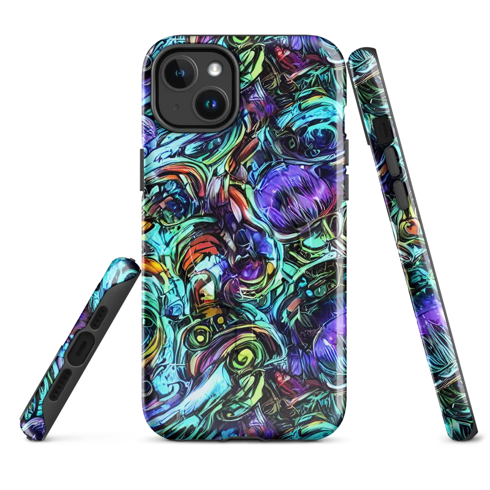 Iridescent Chaos on MagSafe Tough Case for iPhone® — Front