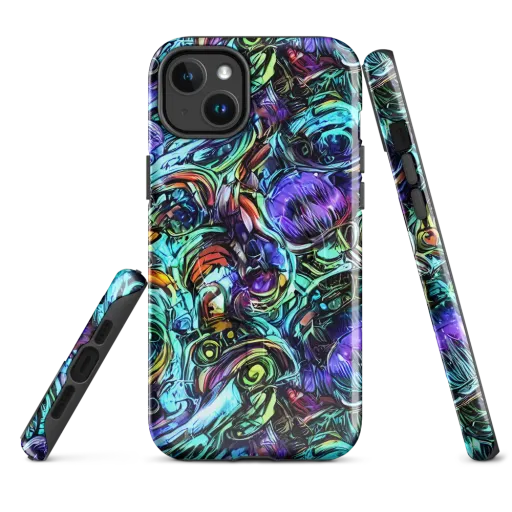 Iridescent Chaos on a MagSafe Tough Case for iPhone®