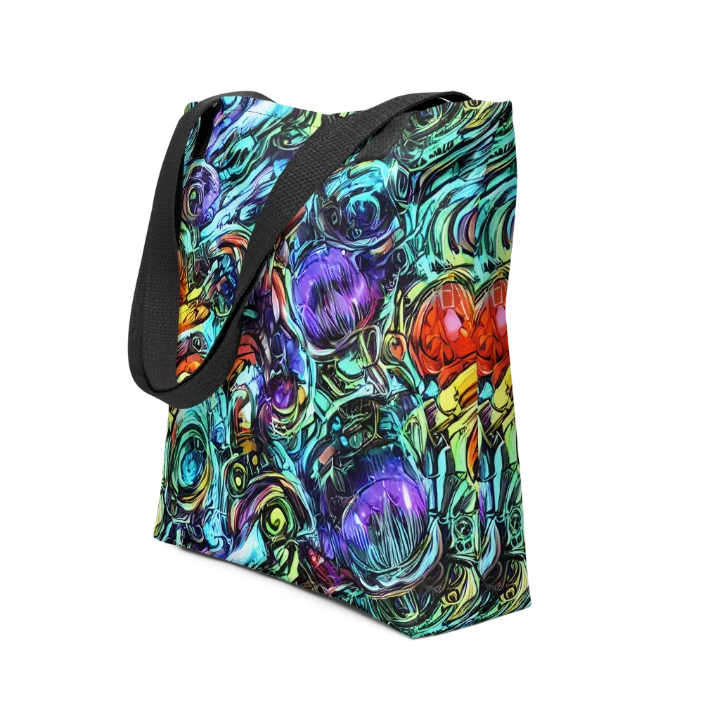 Iridescent Chaos on Tote Bag — Front