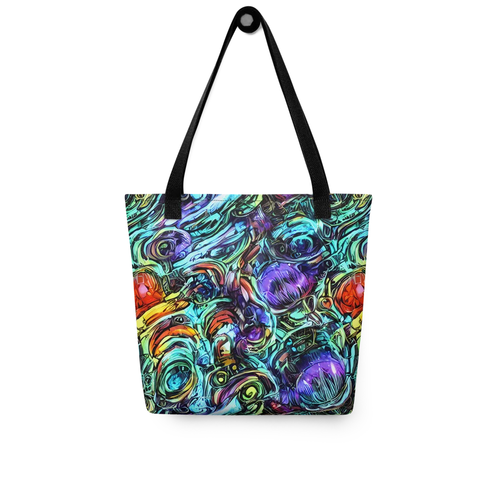Iridescent Chaos on Tote Bag — Front