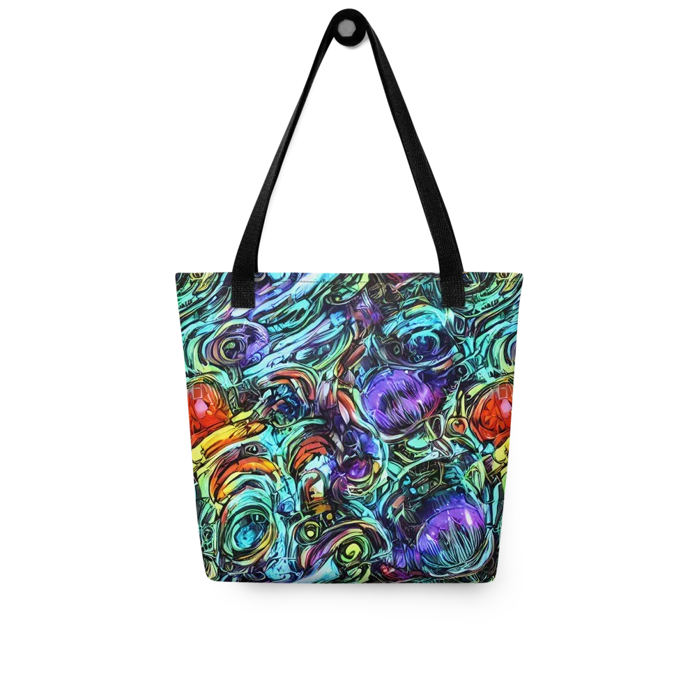 Iridescent Chaos on Tote Bag — Front