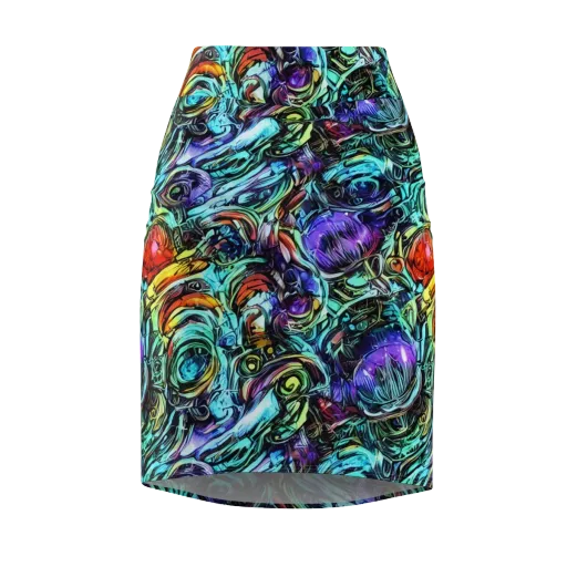 Iridescent Chaos on a Pencil Skirt