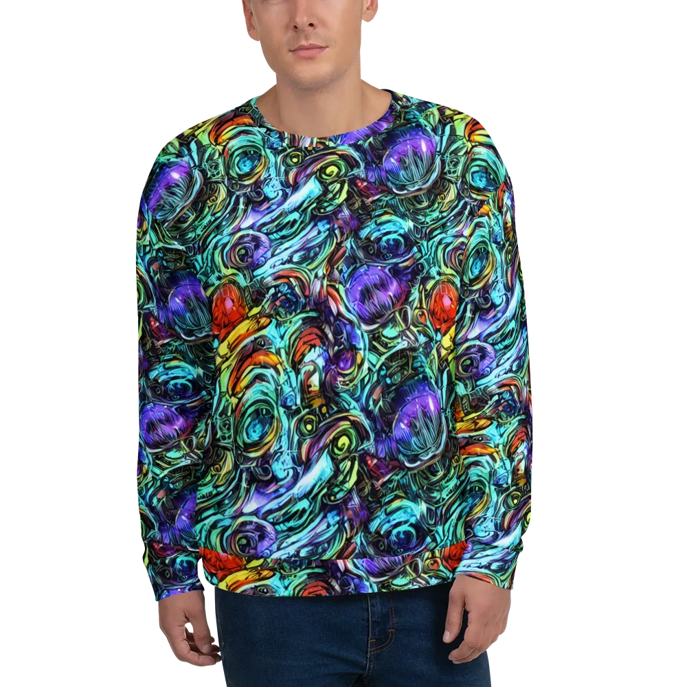 Iridescent Chaos on Sweatshirt — Front
