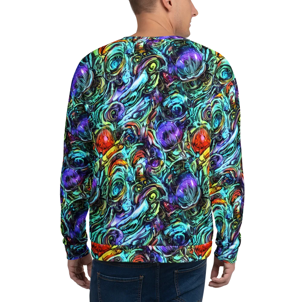 Iridescent Chaos on Sweatshirt — Back