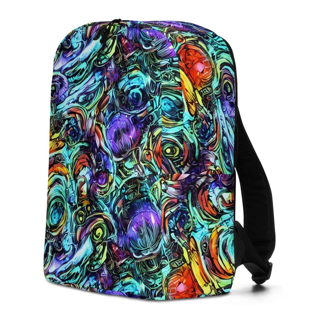 Iridescent Chaos on Minimalist Backpack — Left