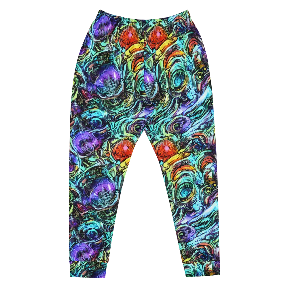 Iridescent Chaos on Men's Joggers — Front