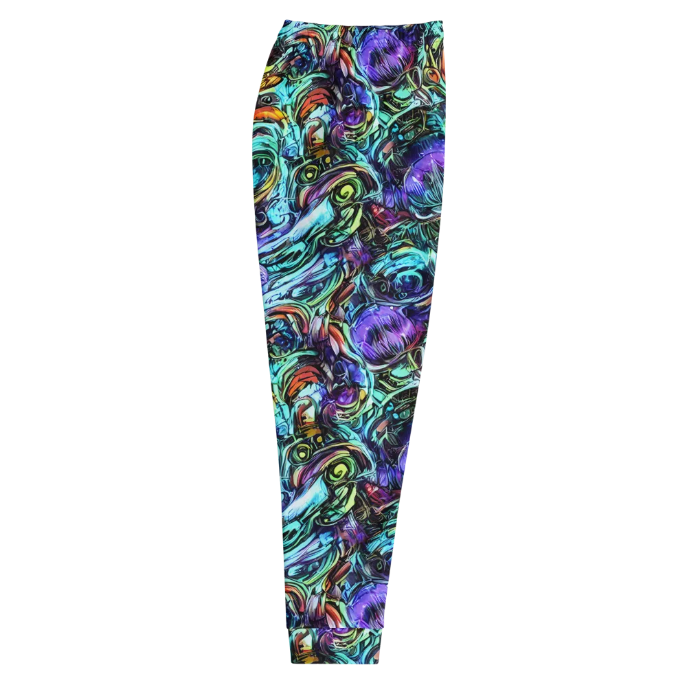 Iridescent Chaos on Men's Joggers — Right
