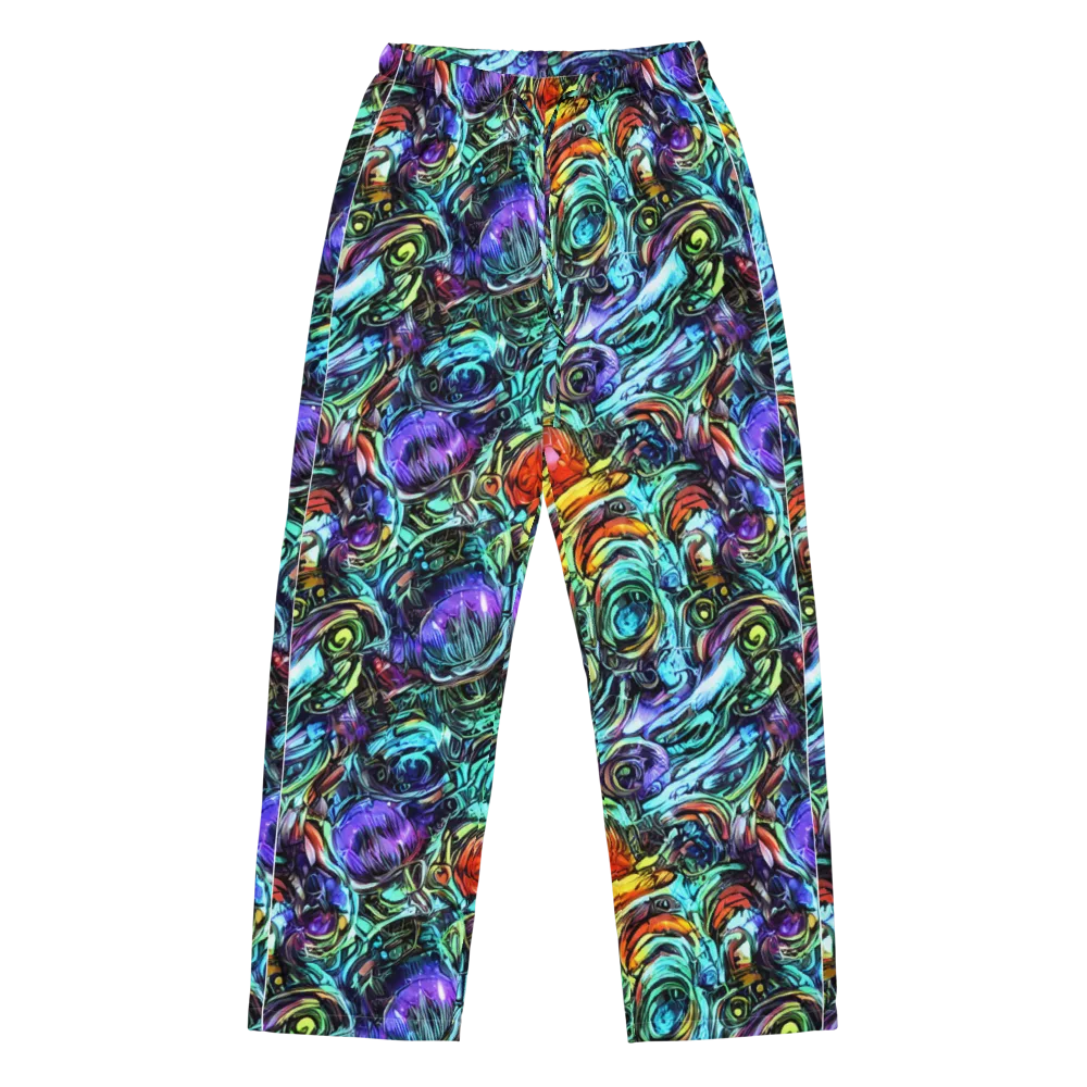 Iridescent Chaos on Women's Pajama Pants — Front