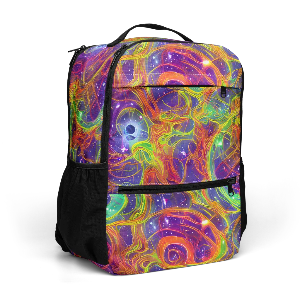 Plasma Dreams on Utility Backpack — Right Front