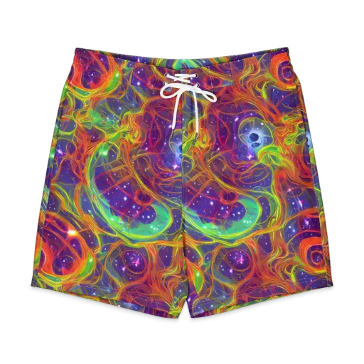 Plasma Dreams on a Men's Board Shorts
