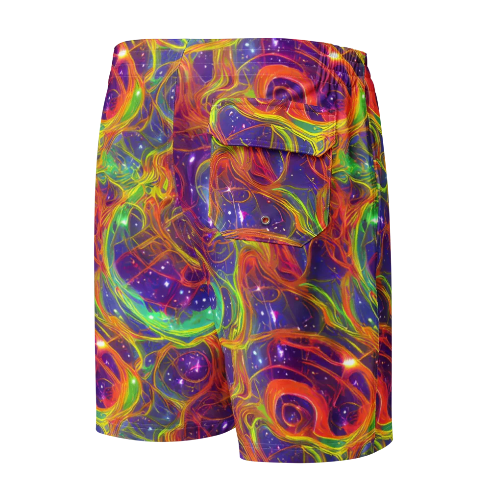 Plasma Dreams on Men's Board Shorts — Back